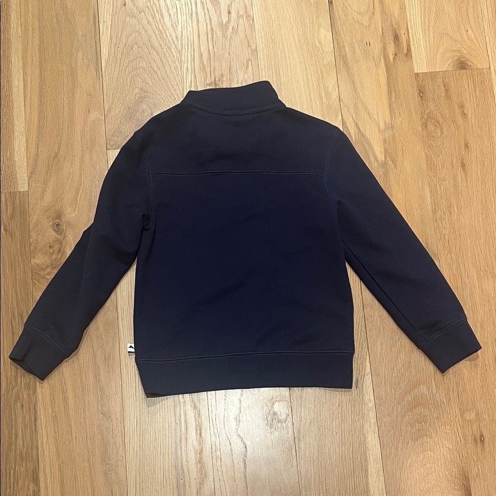 Tommy Bahama Kids Navy Quarter Zip-Up Sweater- Size 5/6 - Picture 5 of 5